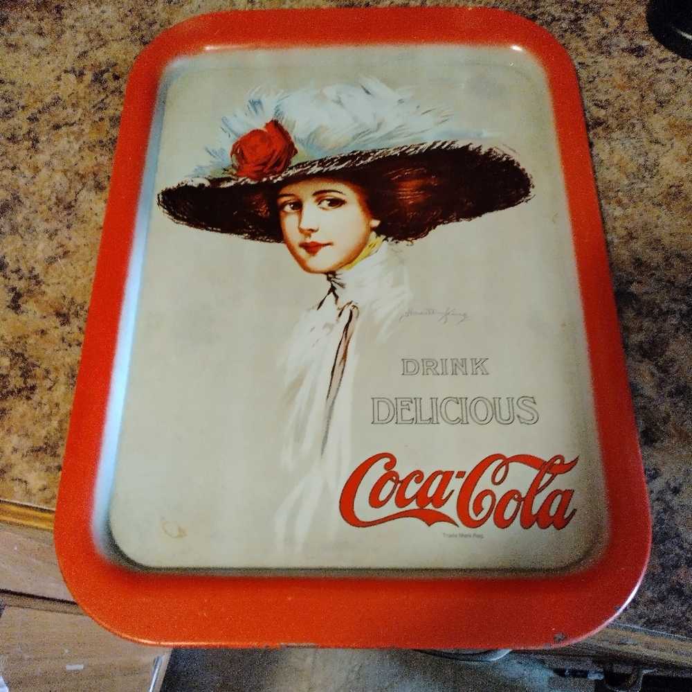 Coca cola tray